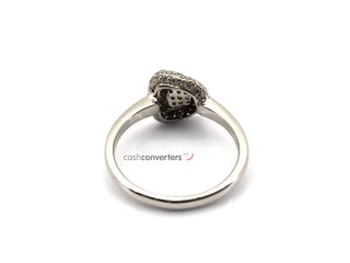 anillo oro 18k con piedra con diamante