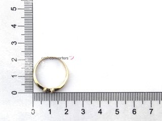 sortija oro 18k con piedra con diamante