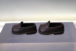 08. Zapatos, mocasines marrones de Nancy de Famosa. Originales, años 70.