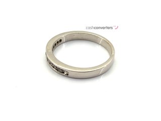 alianza oro 18k con piedra con diamante