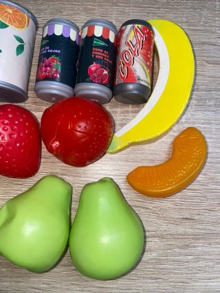 Juego Frutas y Latas Juguete