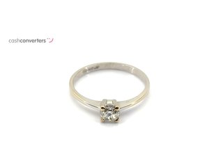 sello oro 18k con piedra con diamante