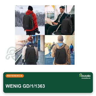 Mochila antirrobo portátil 15,6" con USB