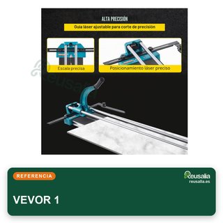 VEVOR cortador azulejos manual 120 cm acero
