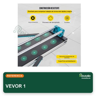VEVOR cortador azulejos manual 120 cm acero
