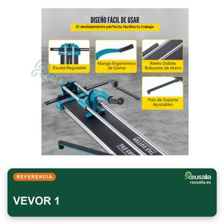 VEVOR cortador azulejos manual 120 cm acero