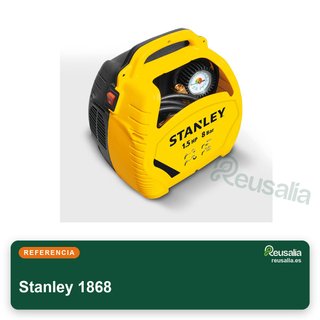 Stanley compresor aire 8 bar 1100W 3m manguera