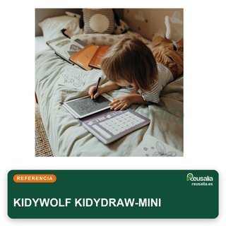 KIDYWOLF Tableta dibujo Mini 8.2" LCD