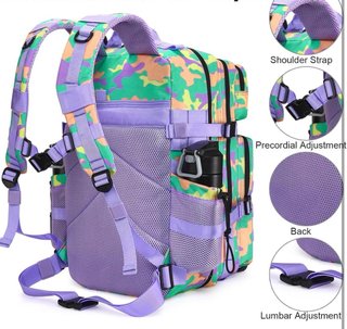 Mochila militar camuflaje colores