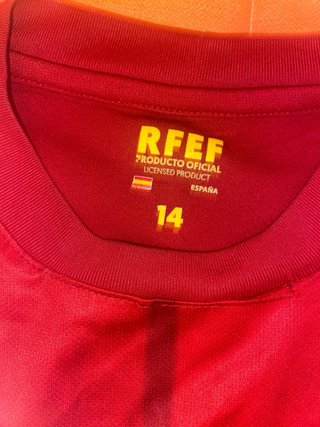 Camiseta Selección Española Fútbol Talla 14
