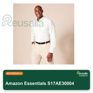 Amazon Essentials camisa hombre oxford manga larga talla XS