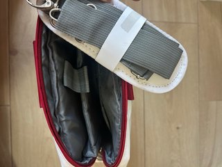 Mochila para portátil Aprox. blanca y roja