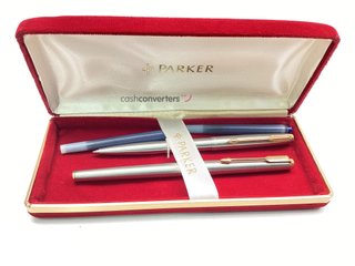 boligrafo parker set bolígrafo + pluma estilográfica