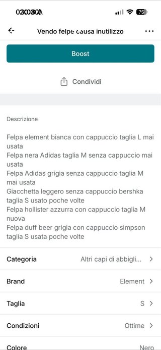 Vendo felpe e cappellino nero Nike
