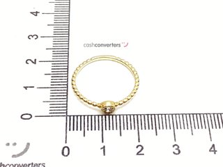 anillo oro 18k con piedra con circonita
