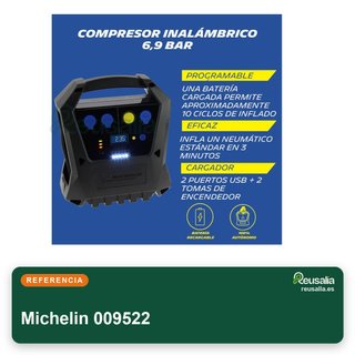Michelin 009522 compresor aire inalámbrico