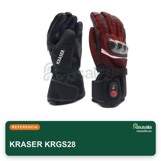 KRASER KRGS28 guantes moto calefactables invierno