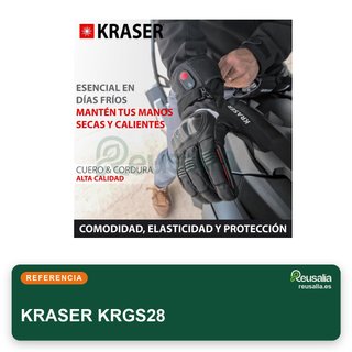 KRASER KRGS28 guantes moto calefactables invierno