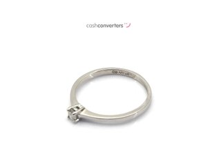sortija oro 18k con piedra con diamante