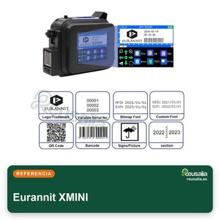 Eurannit XMINI impresora portátil tinta rápida
