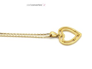 gargantilla oro 18k con piedra con circonita 22cm