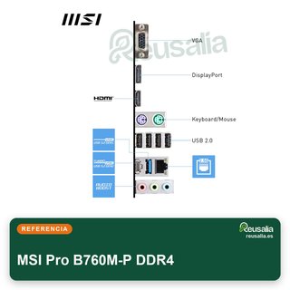MSI Pro B760M-P DDR4 placa base