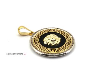 colgante oro 18k con piedra con circonita