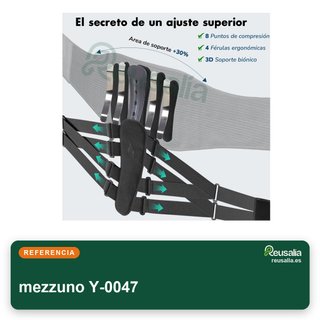 Faja Lumbar Mezzuno Soporte Biónico XL