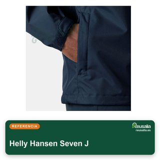 Helly Hansen chaqueta impermeable Seven J hombre talla XL