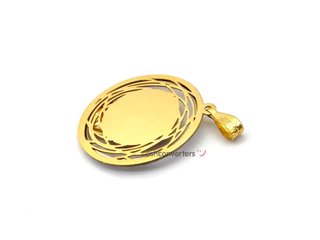 medalla oro 18k