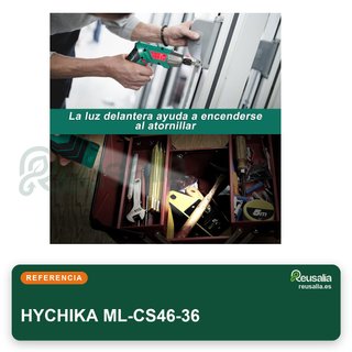 HYCHIKA destornillador eléctrico 6Nm portátil LED