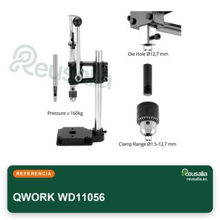 QWORK máquina punzonadora y repujadora cuero