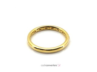anillo oro 18k con piedra con circonita t. 16 (17,84 mm)
