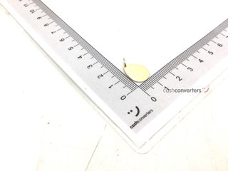 colgante oro 18k con piedra con circonita