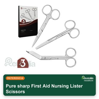 Safety First Aid tijeras acero inoxidable 13 cm