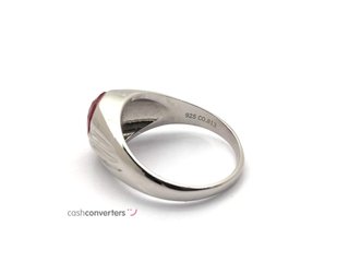 sello plata 925mm con piedra con circonita