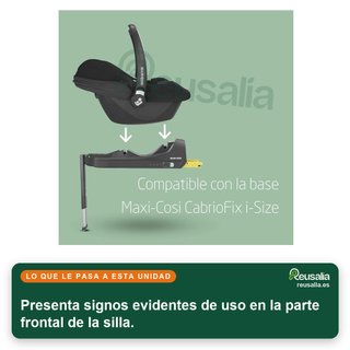 - Maxi-Cosi CabrioFix i-Size silla coche bebé