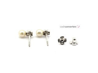 pendientes plata 925mm con piedra con circonita