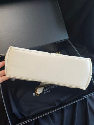 Bolso YSL Loulou Puffer Blanco Piel Suave
