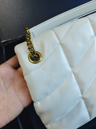 Bolso YSL Loulou Puffer Blanco Piel Suave