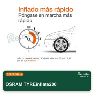 OSRAM TYREinflate200 compresor portátil aire