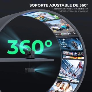 Proyector 1080P WiFi 6 Compatible Netflix