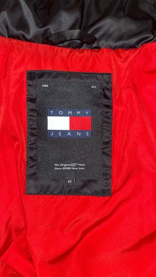 Piumino Tommy Jeans Nero Taglia M