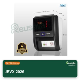 JEVX 2026 Detector y contador billetes euros
