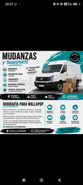 MUDANZAS, VACIADO DE PISOS Y TRANSPORTE 11&_(88