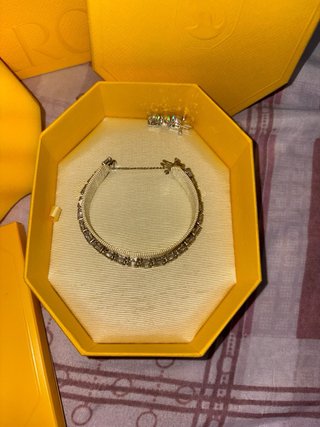 Pulsera Swarovski Dorada