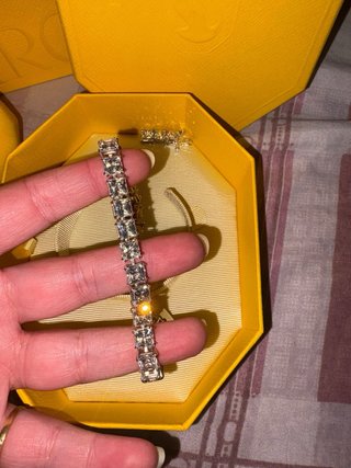 Pulsera Swarovski Dorada