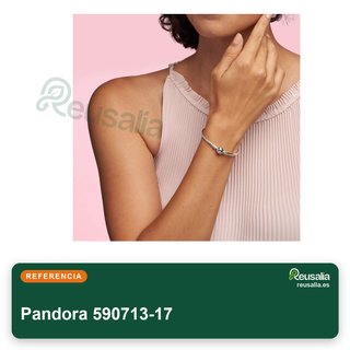 Pandora pulsera rígida plata 590713-17