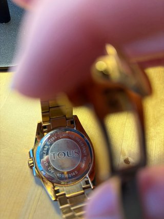 Reloj Tous Mujer Dorado y Rosa