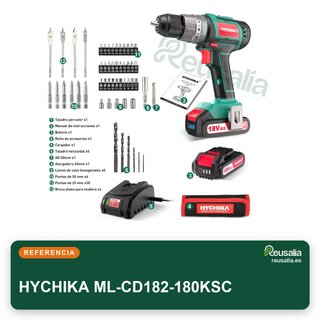 HYCHIKA taladro atornillador batería brushless